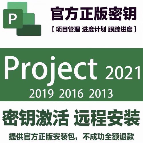 project2021专业版密钥/激活码2019/2016/2013安装包远程服务